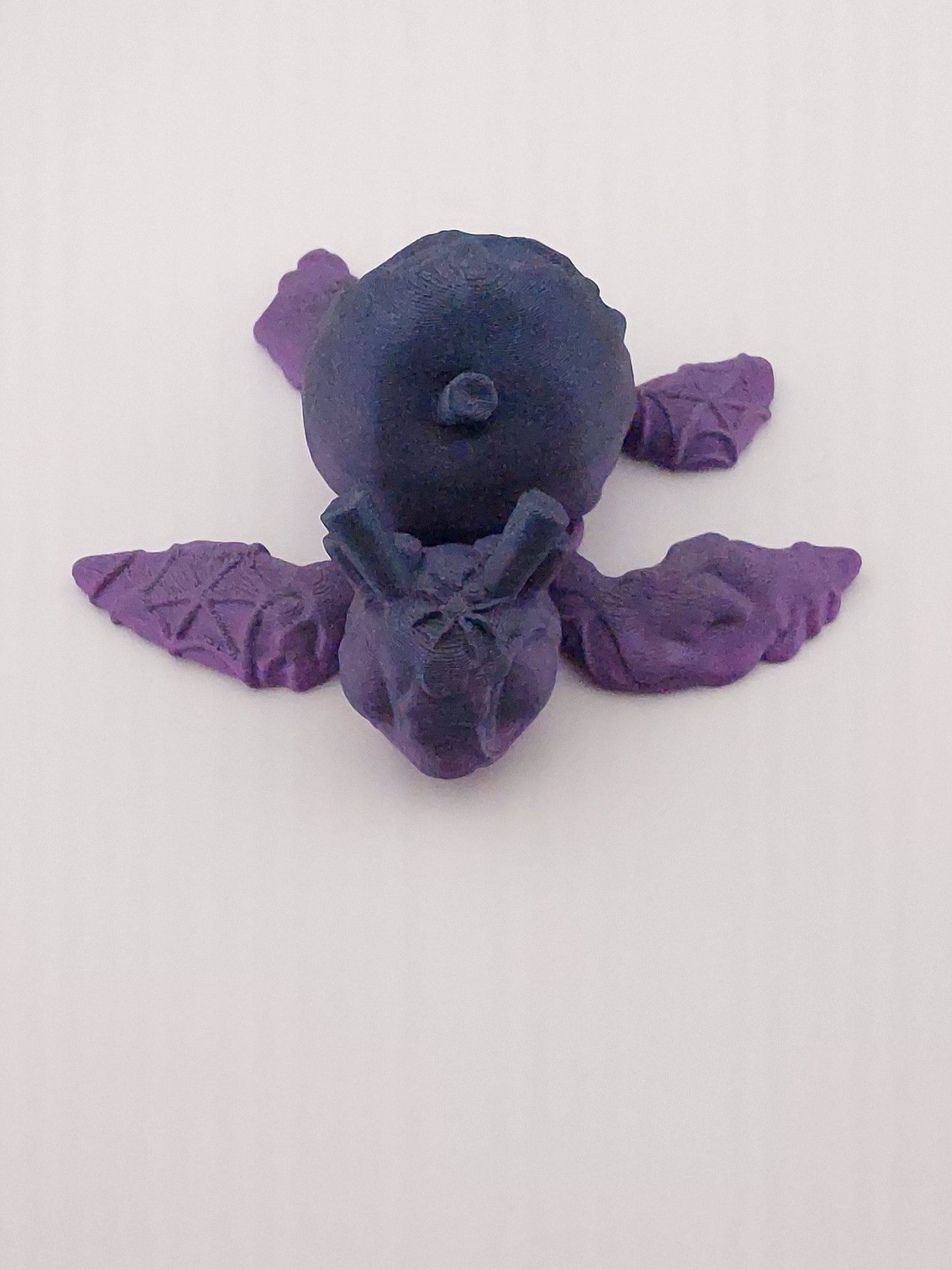3D-Printed Articulated Poison Apple Turtle Decor Desk Decor Fidget Toy