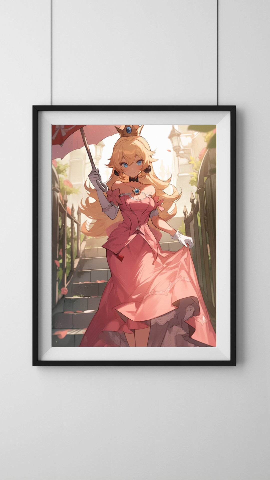 Royal Heiress with Parasol Art Print