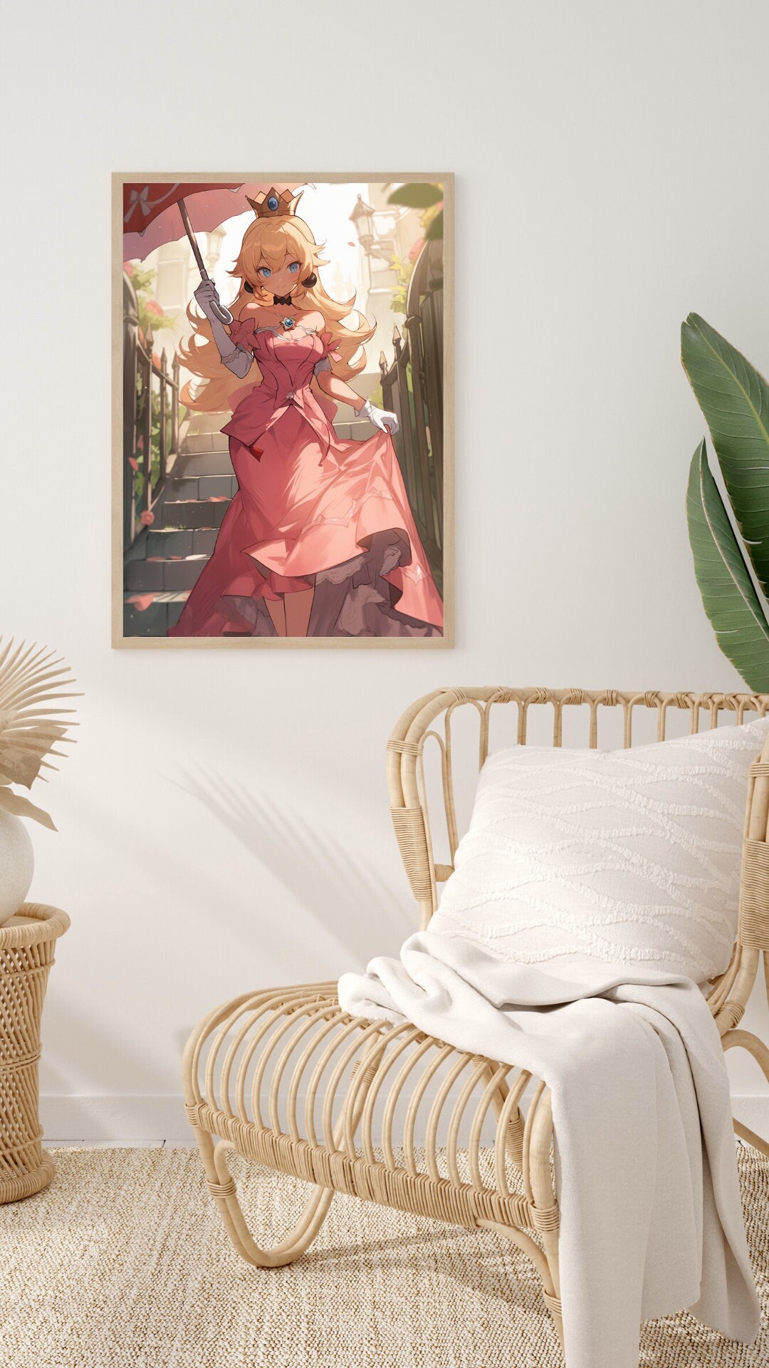 Royal Heiress with Parasol Art Print