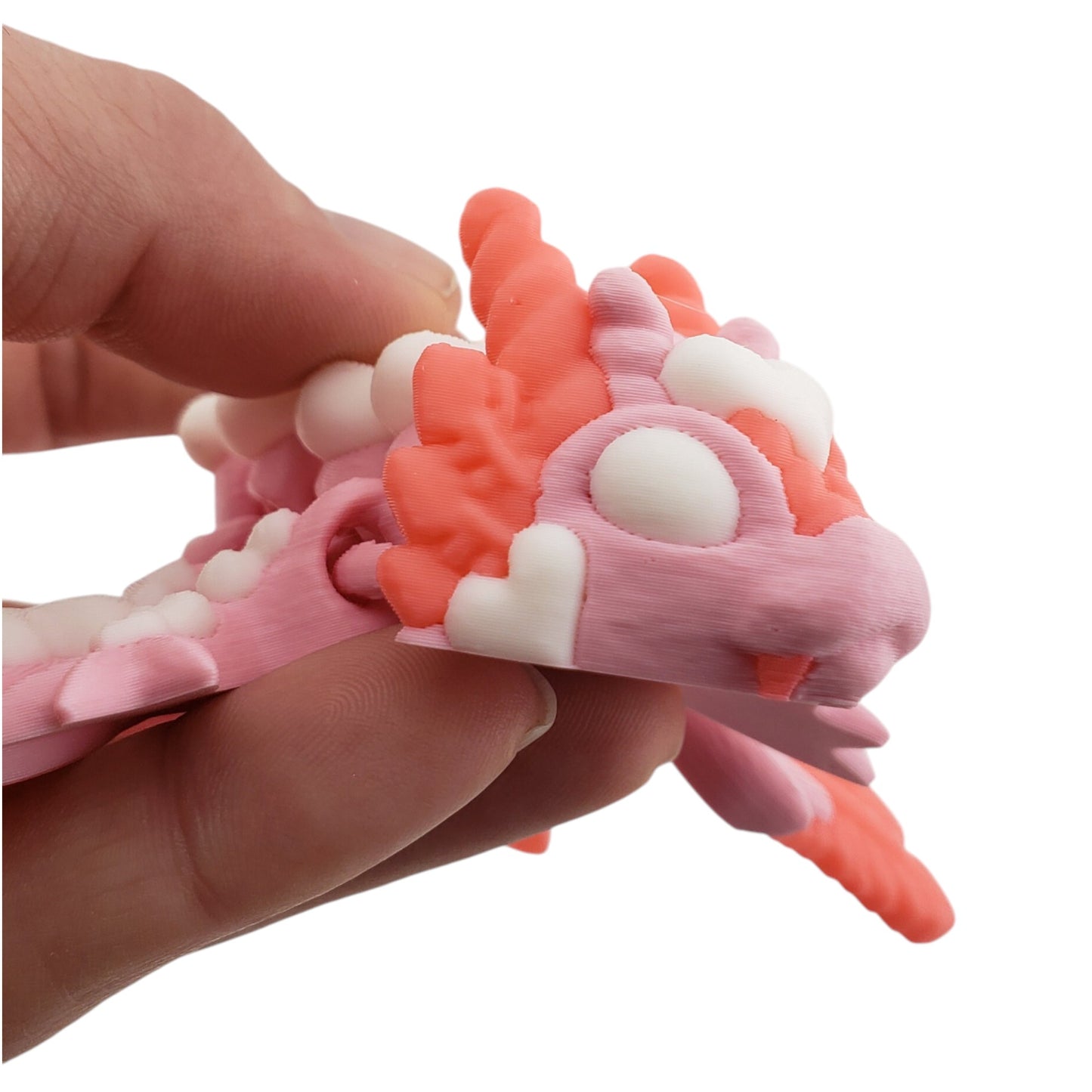 Baby Love Dragon – Articulated Desk Decor | Valentine’s Day Heart Dragon | 3D Printed Fidget Figure