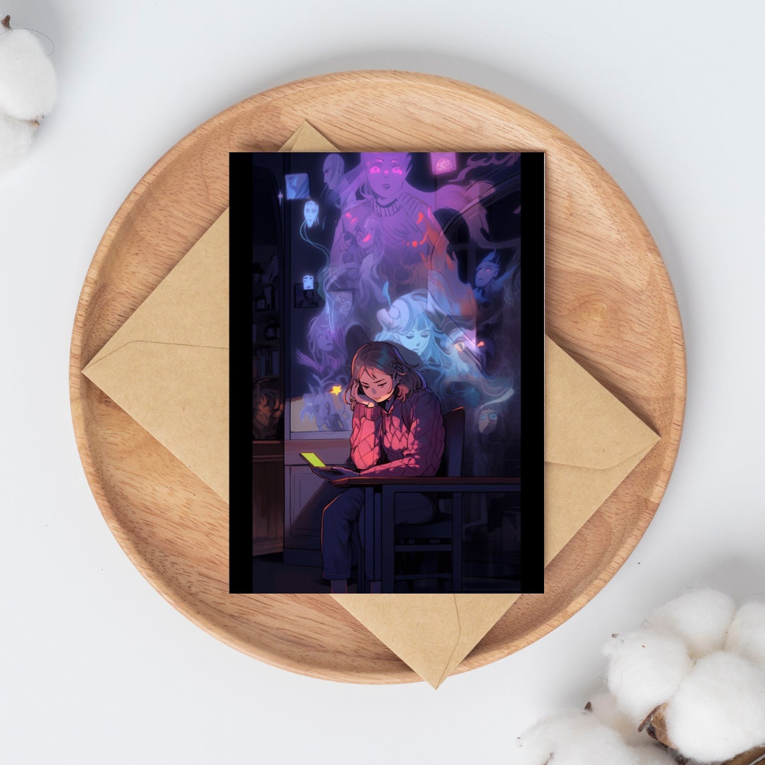 Inner Echoes: Social Anxiety Art Print