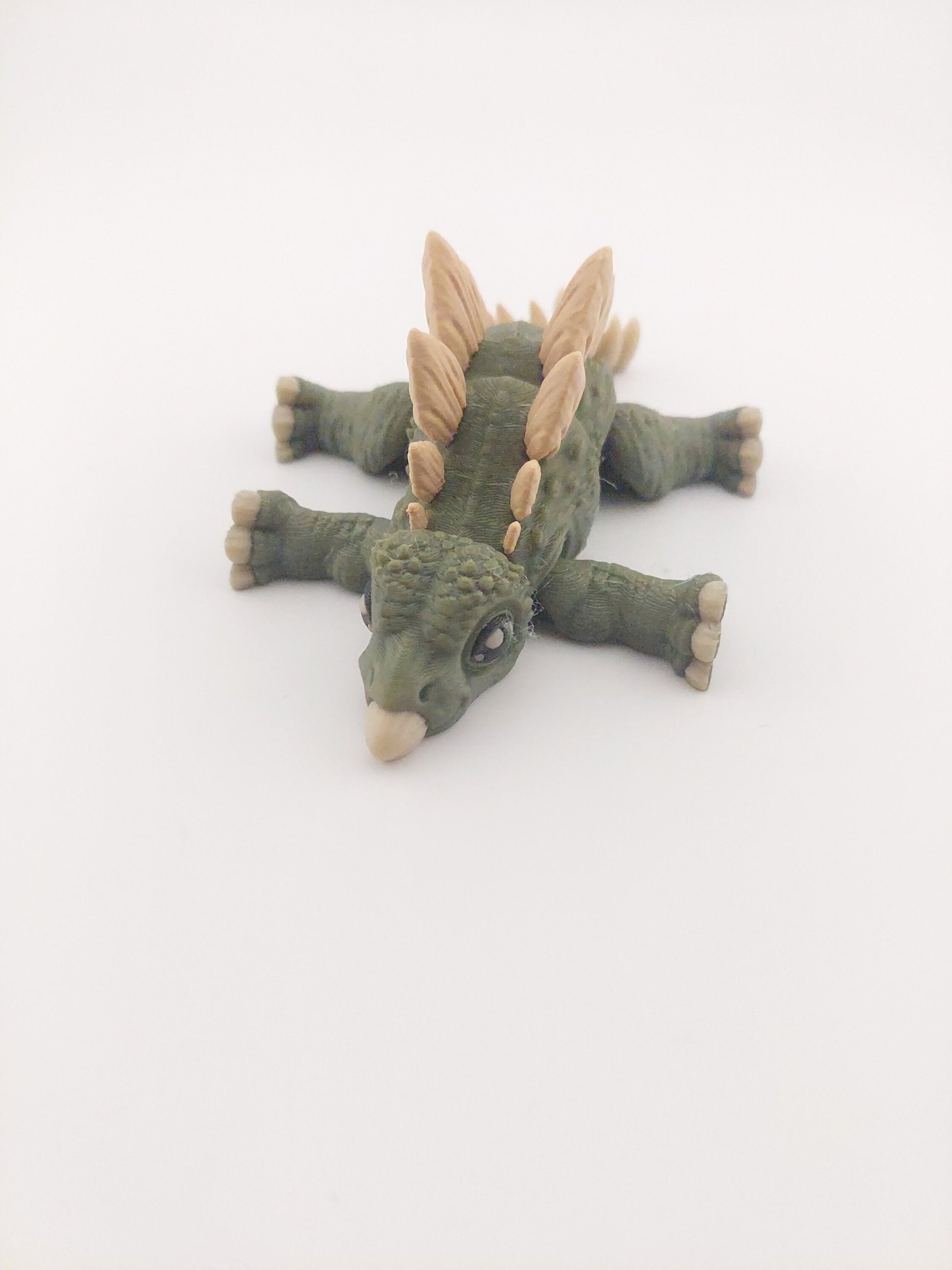 Flexi Dinosaur - 3D Printed Fidget Fantasy Creature - Authorized Seller - Articulated Toy Figure