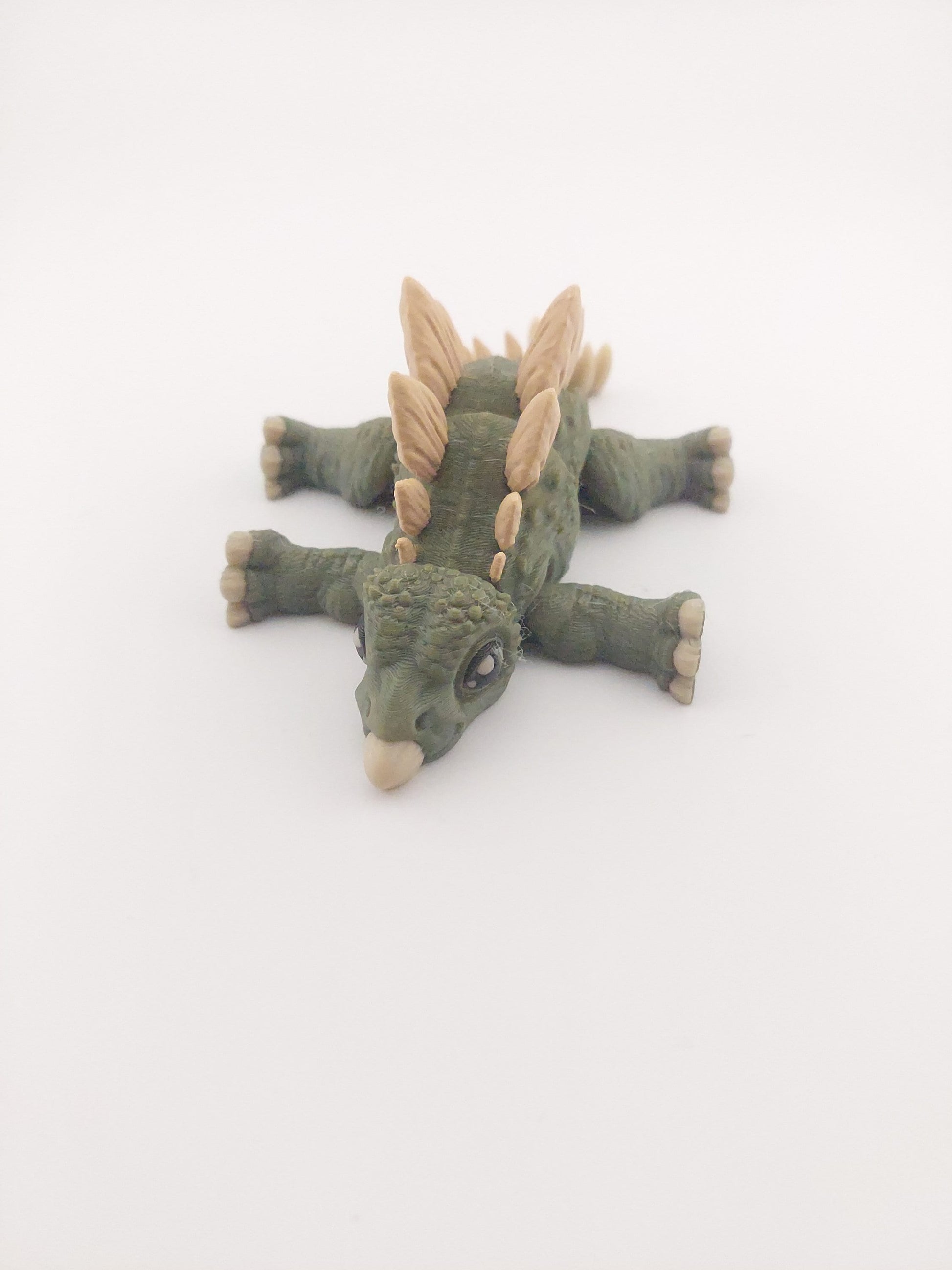 Flexi Dinosaur - 3D Printed Fidget Fantasy Creature - Authorized Seller - Articulated Toy Figure