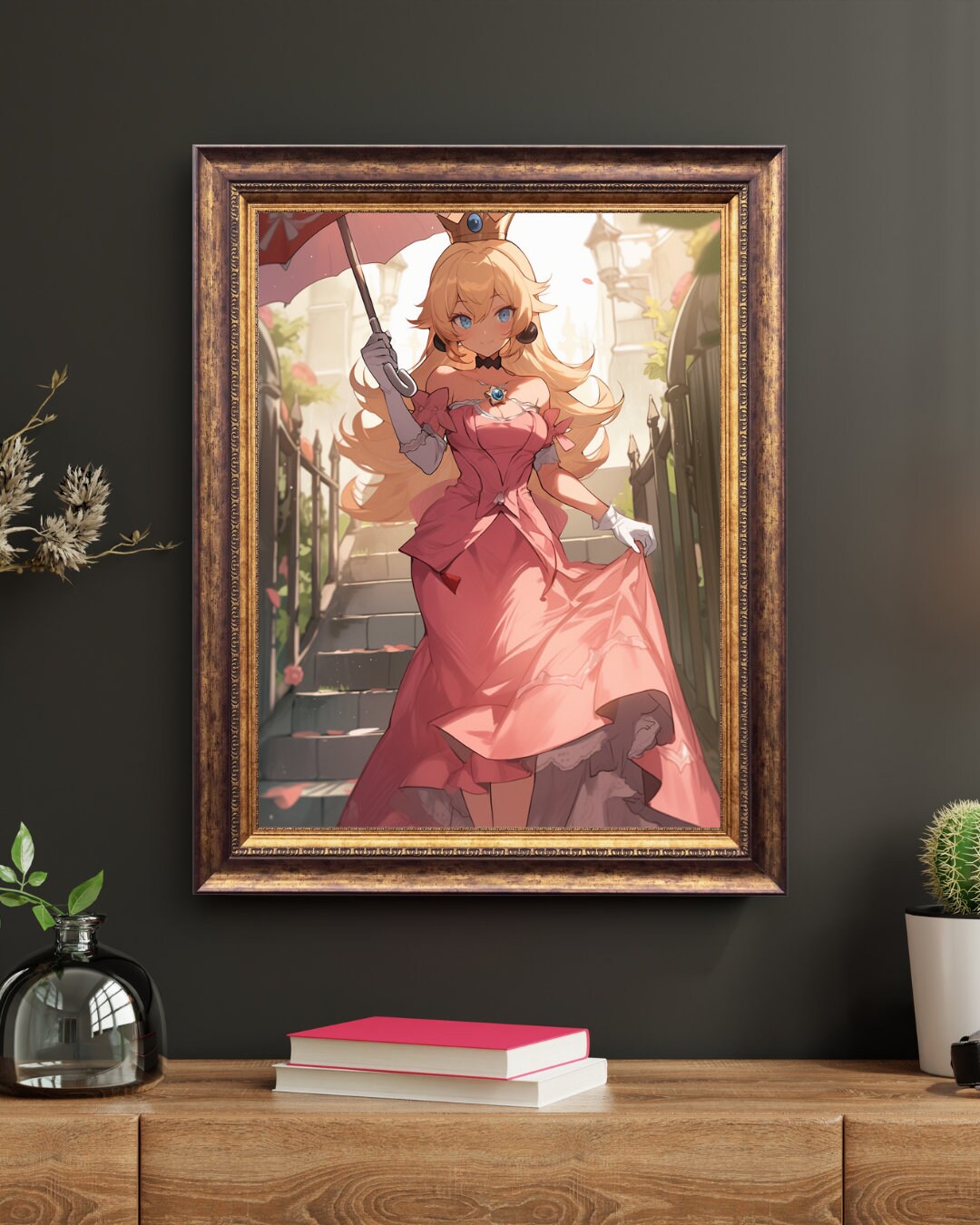 Royal Heiress with Parasol Art Print