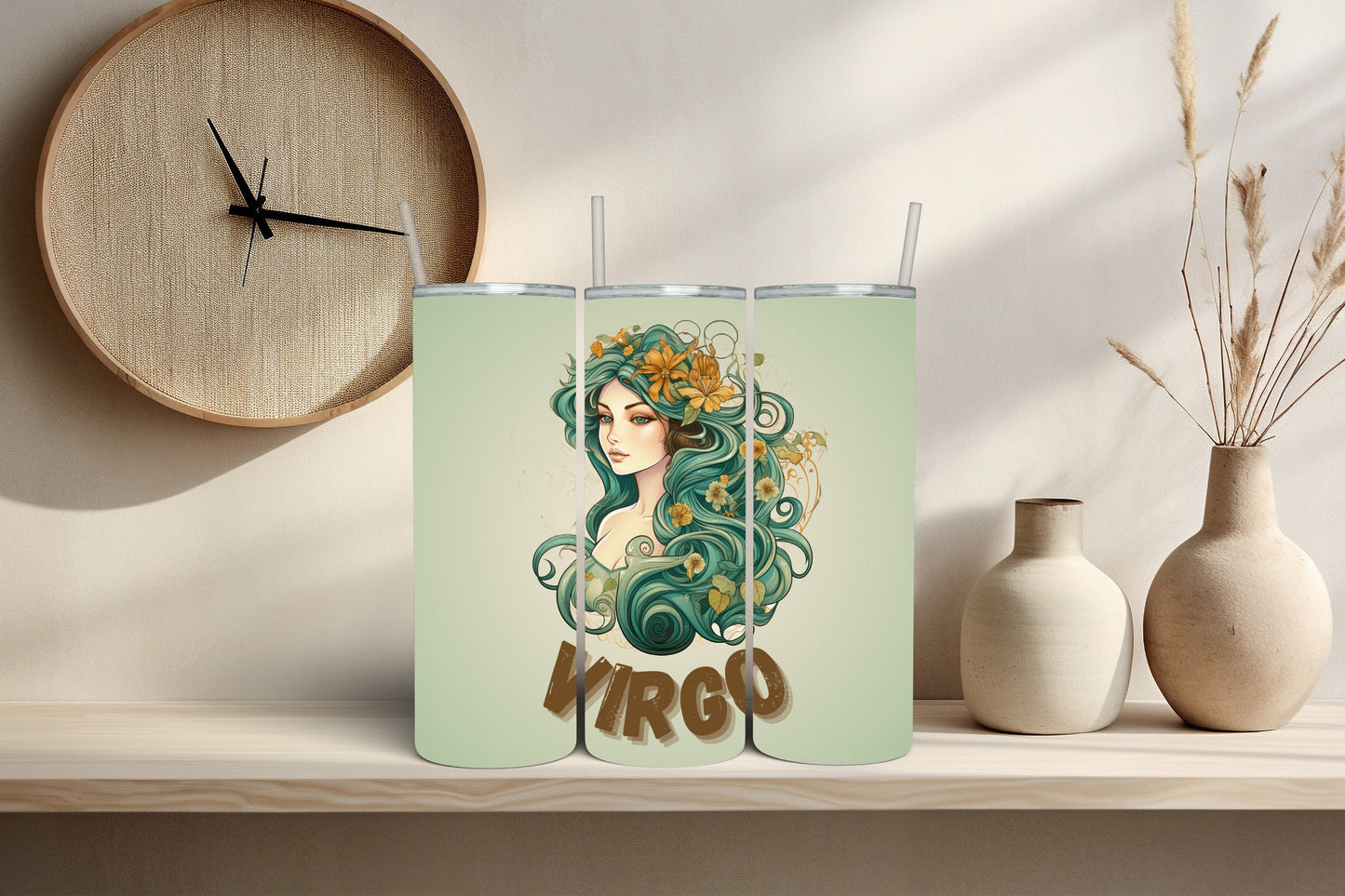 Methodical Maiden Virgo 20 oz Tumbler - Astrological Precision Travel Cup