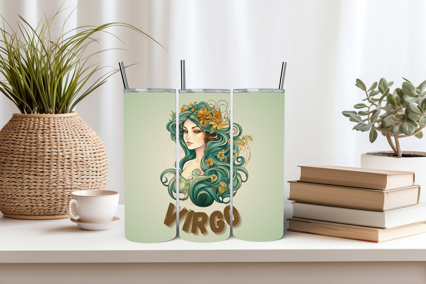 Methodical Maiden Virgo 20 oz Tumbler - Astrological Precision Travel Cup