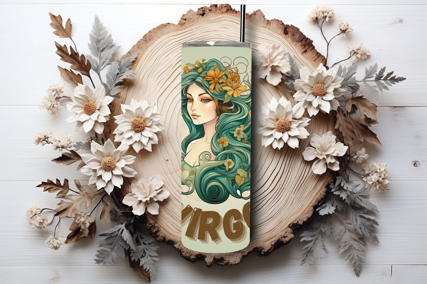 Methodical Maiden Virgo 20 oz Tumbler - Astrological Precision Travel Cup