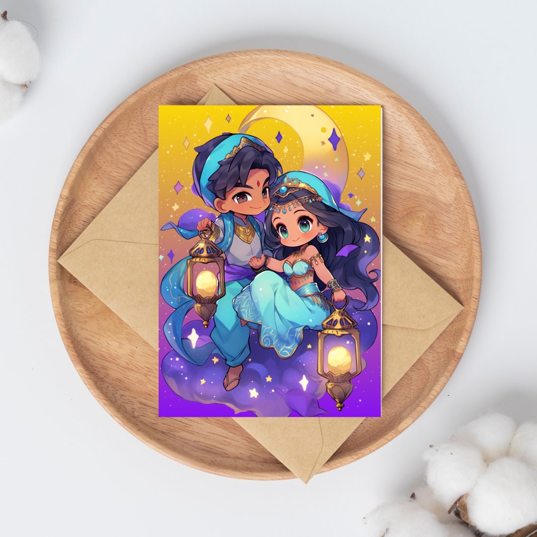 Enchanted Flight: Chibi Royal Adventurers Art Print