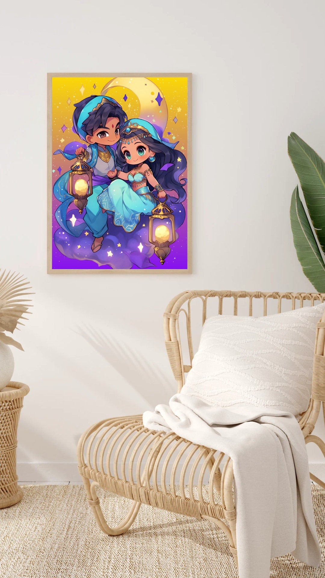 Enchanted Flight: Chibi Royal Adventurers Art Print