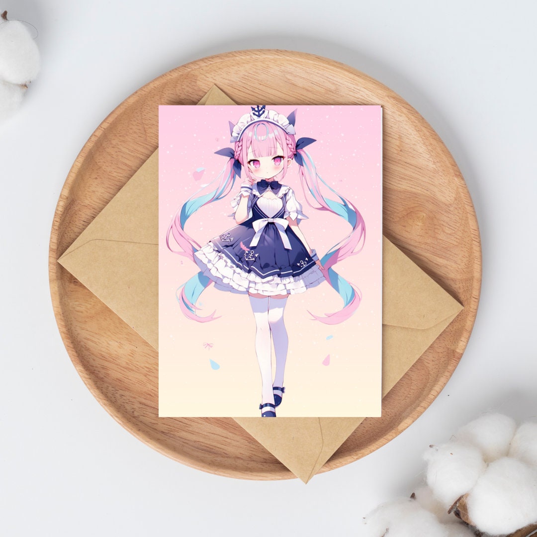 Bubblegum Stream: Chibi Virtual Idol Art Print