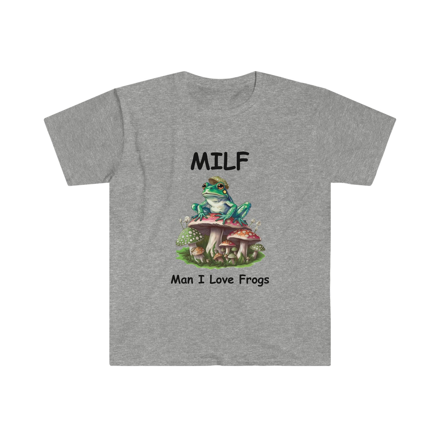 MILF Tshirt, Funny MILF Froggy Shirt, Frog Lover Shirt, Cottagecore Froggy Tee, Toad Shirt, Unisex T-shirt,Cottagecore Frog, Mushroom