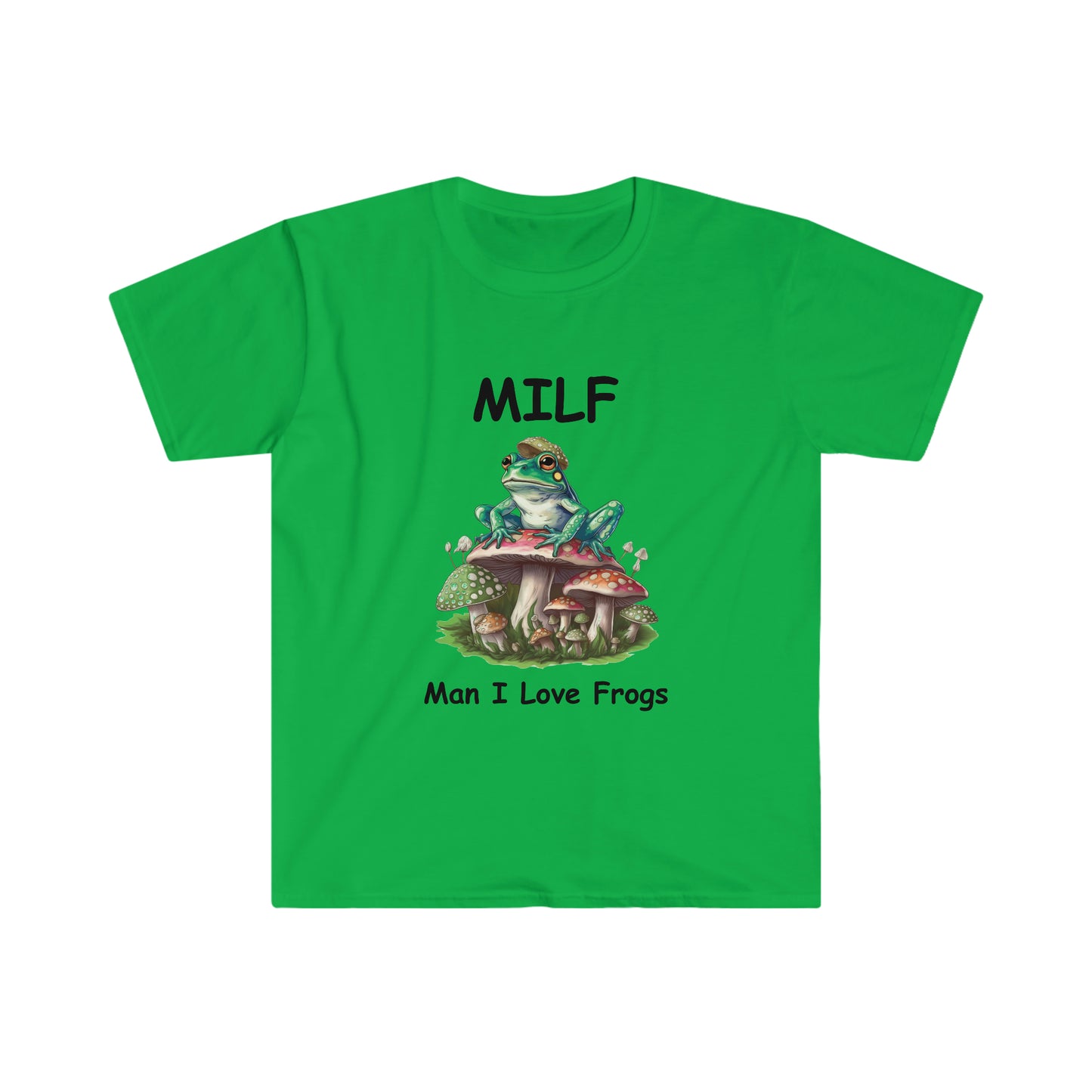 MILF Tshirt, Funny MILF Froggy Shirt, Frog Lover Shirt, Cottagecore Froggy Tee, Toad Shirt, Unisex T-shirt,Cottagecore Frog, Mushroom