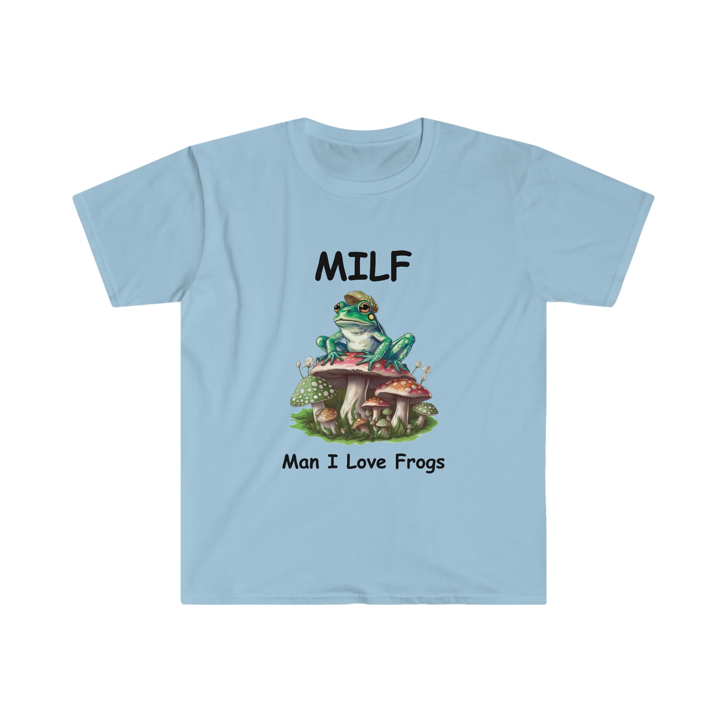 MILF Tshirt, Funny MILF Froggy Shirt, Frog Lover Shirt, Cottagecore Froggy Tee, Toad Shirt, Unisex T-shirt,Cottagecore Frog, Mushroom