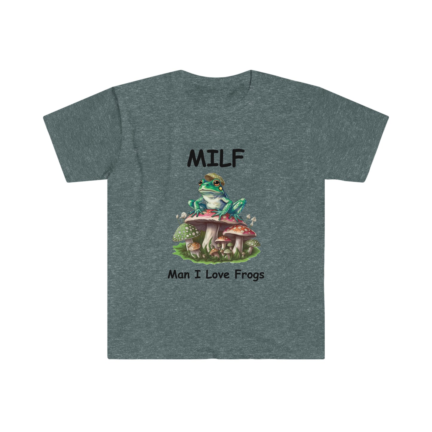 MILF Tshirt, Funny MILF Froggy Shirt, Frog Lover Shirt, Cottagecore Froggy Tee, Toad Shirt, Unisex T-shirt,Cottagecore Frog, Mushroom