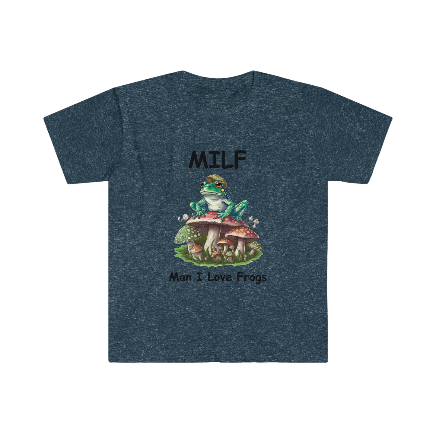 MILF Tshirt, Funny MILF Froggy Shirt, Frog Lover Shirt, Cottagecore Froggy Tee, Toad Shirt, Unisex T-shirt,Cottagecore Frog, Mushroom