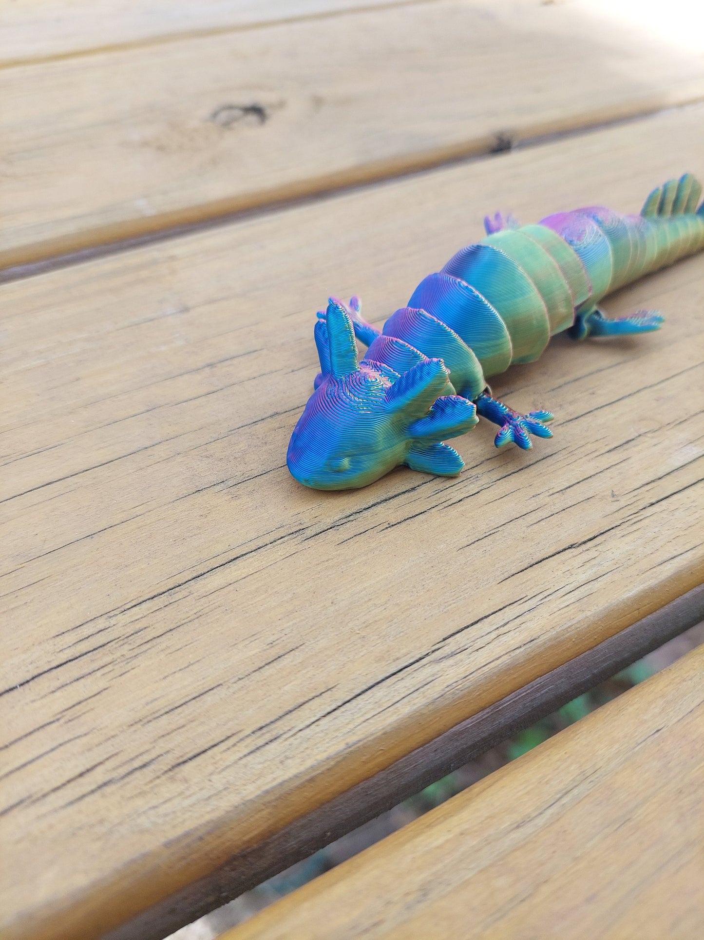 3D-Printed Articulated Axolotl