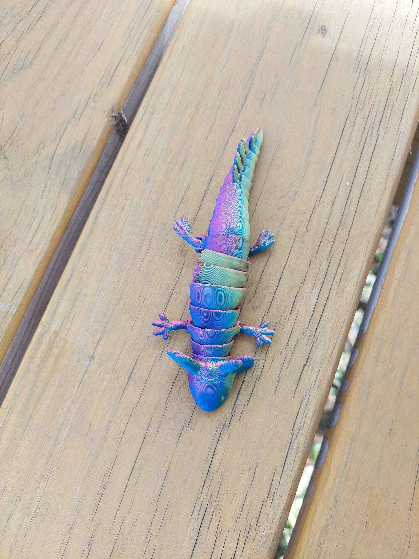 3D-Printed Articulated Axolotl