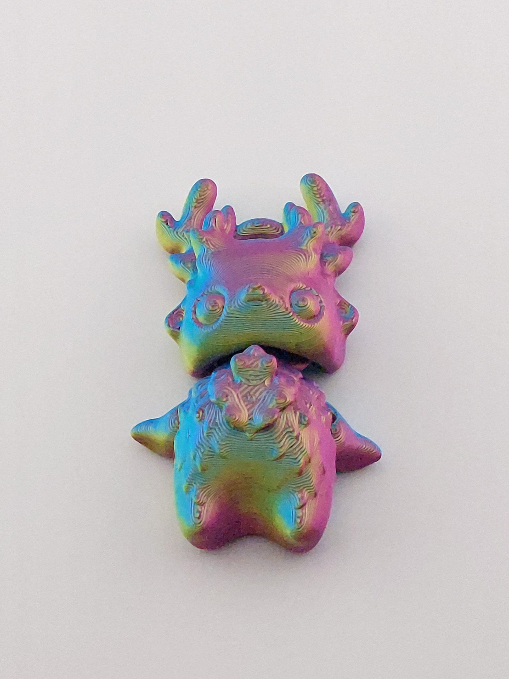 1 Articulated Forest Deer Pixie -- Keychain Decor Gift - 3D Printed Fidget Fantasy Creature - Customizable Colors - Authorized Seller