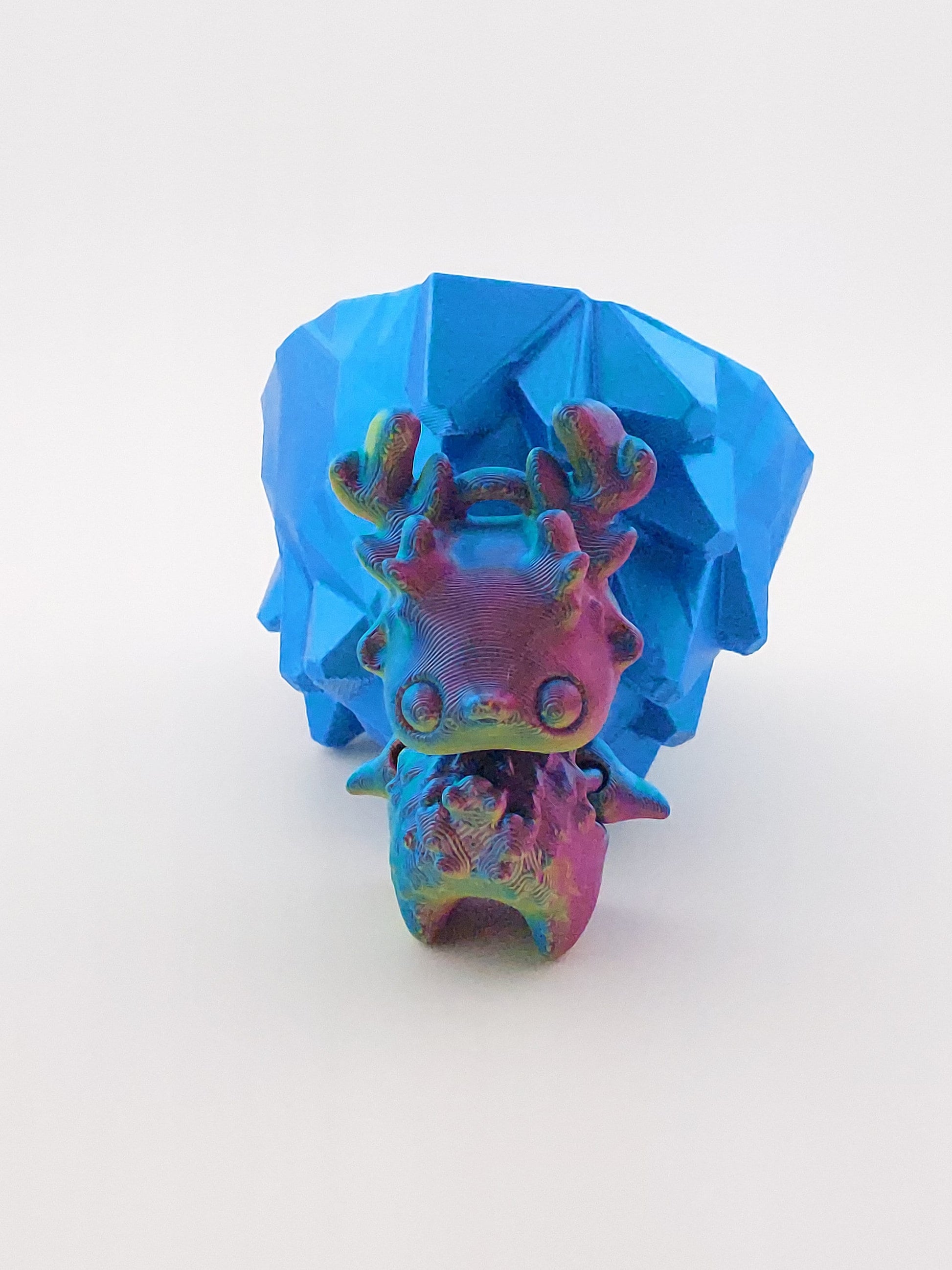 1 Articulated Forest Deer Pixie -- Keychain Decor Gift - 3D Printed Fidget Fantasy Creature - Customizable Colors - Authorized Seller