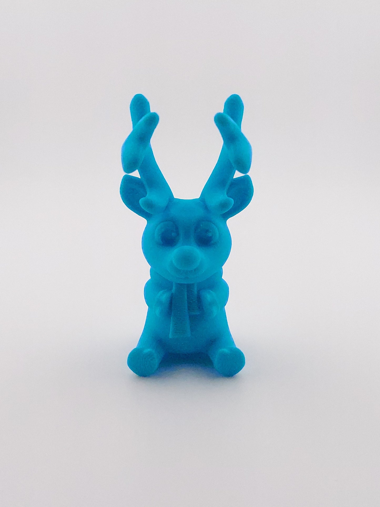 1 Reindeer PhoneStand -- Decor Gift - 3D Printed Fidget Fantasy Creature - Customizable Colors - Authorized Seller