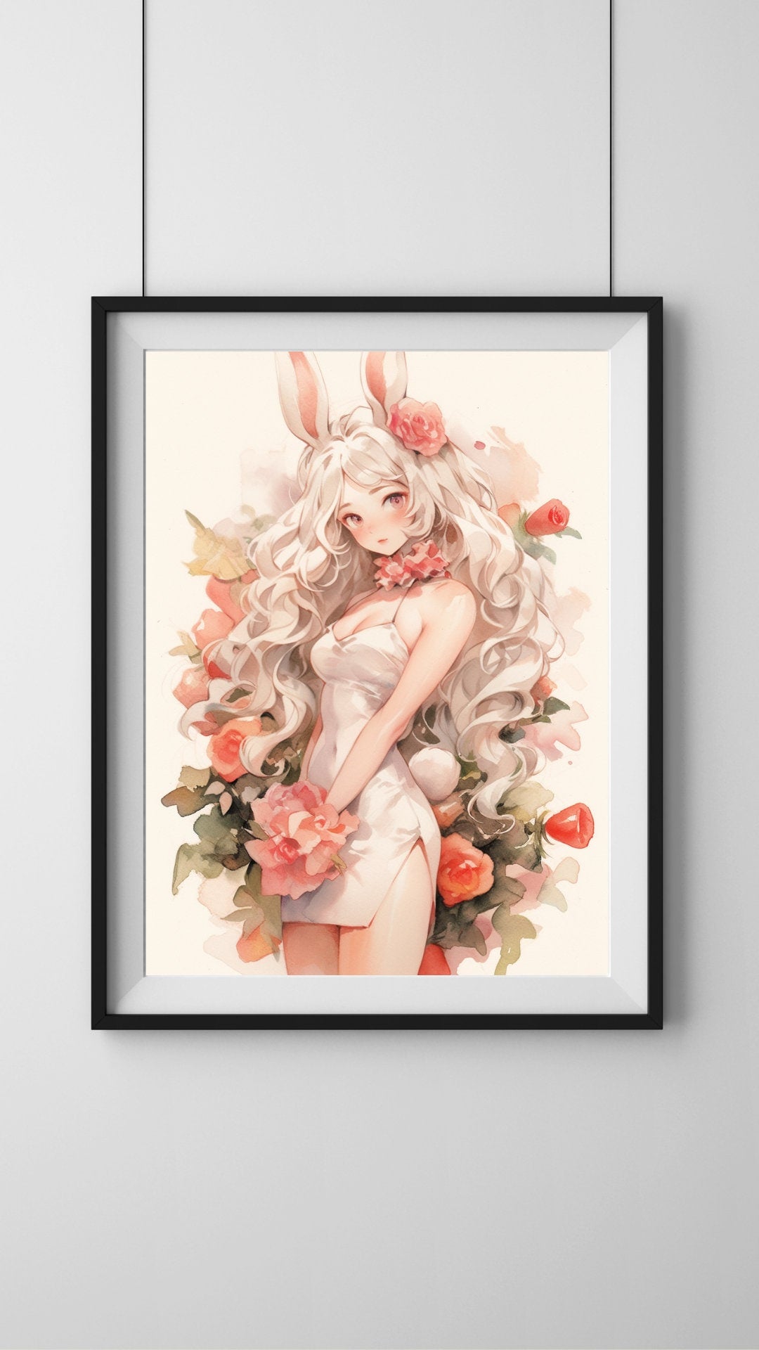 Whimsical Enchantment: The Watercolor Serenade Art Print