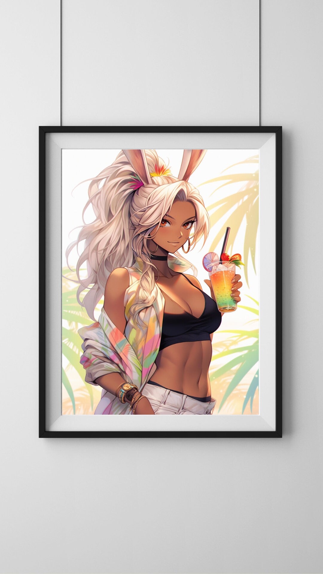 Whimsical Enchantment: The Watercolor Serenade Art Print