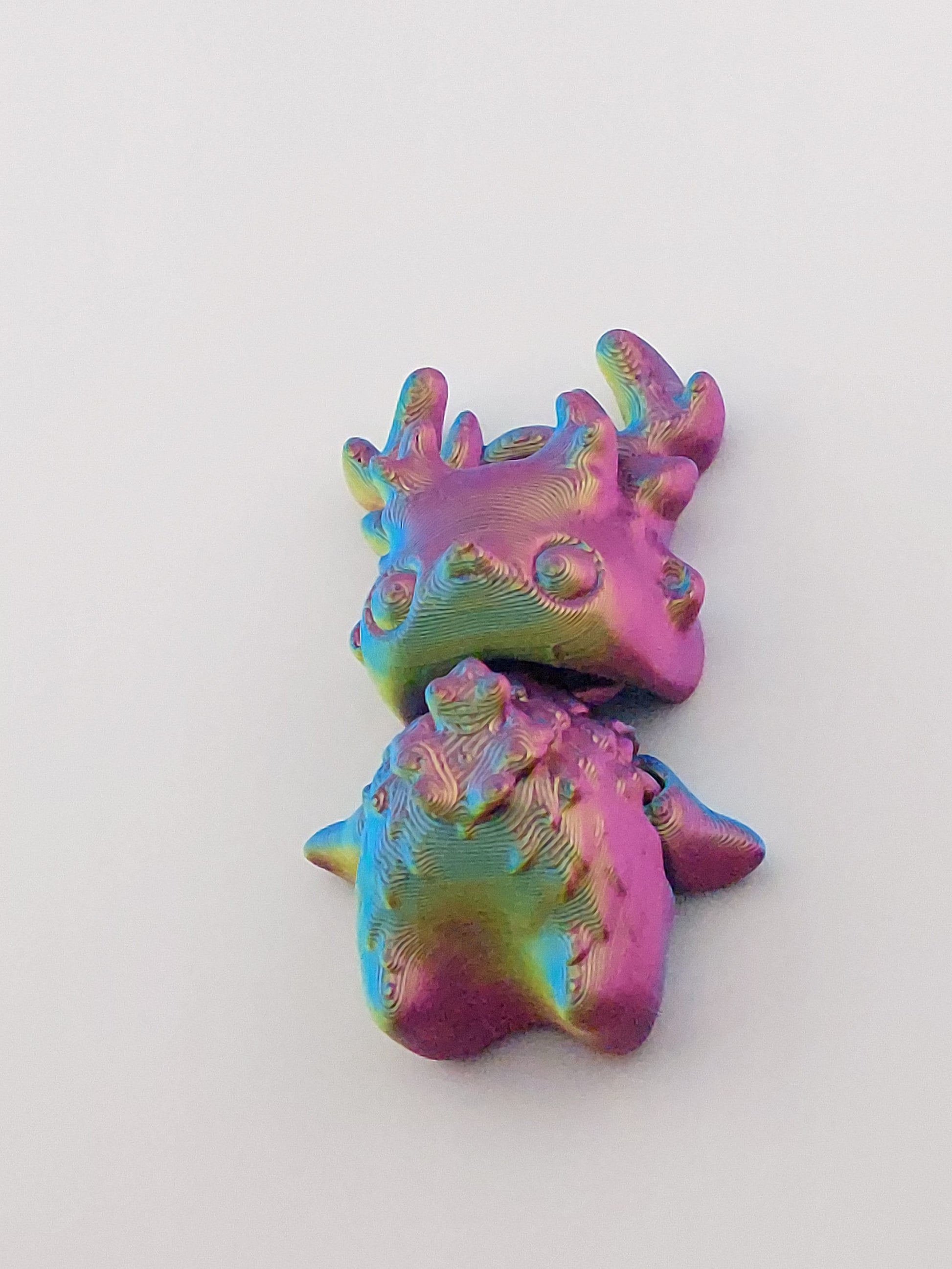 1 Articulated Forest Deer Pixie -- Keychain Decor Gift - 3D Printed Fidget Fantasy Creature - Customizable Colors - Authorized Seller