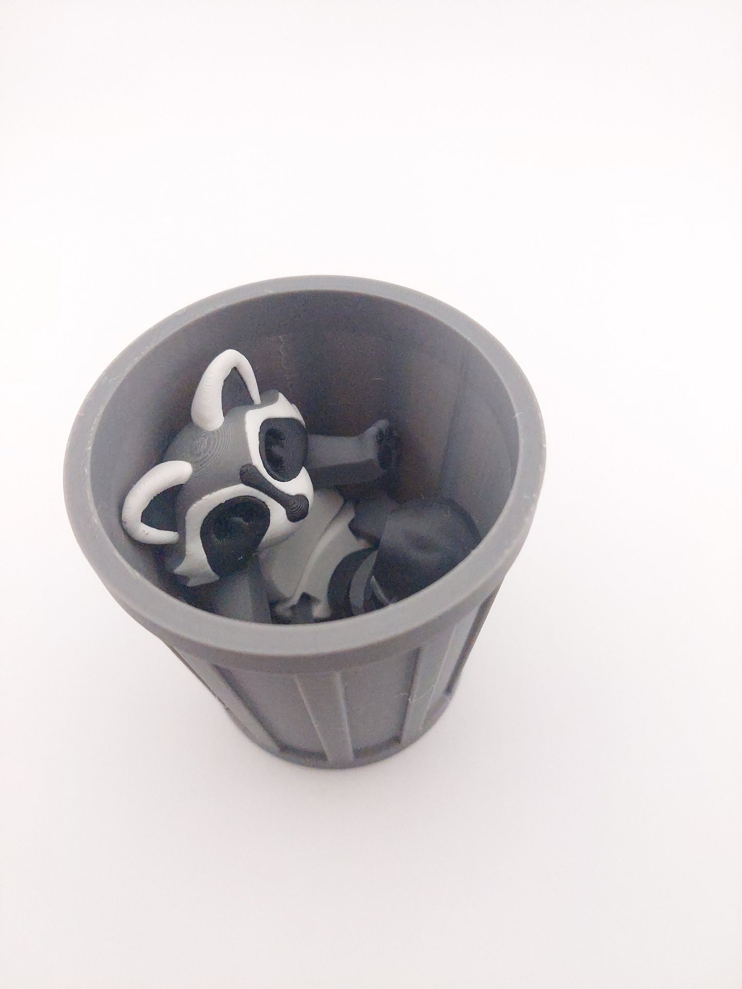 1 Articulated Racoon Trash Panda - 3D Printed Fidget Fantasy Creature - Authorized Seller