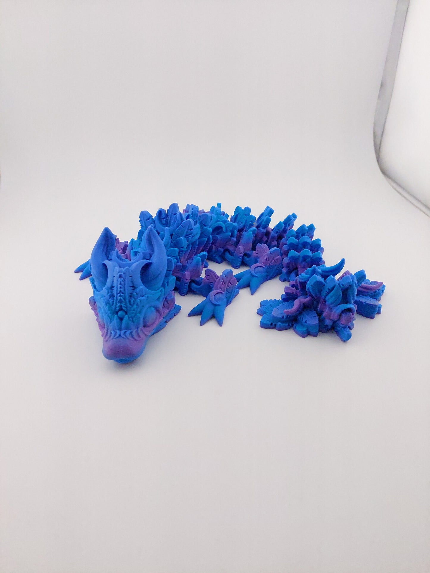 Articulated Lunar Moon Baby Dragon - Flexible Sensory Toy - Unique Gift