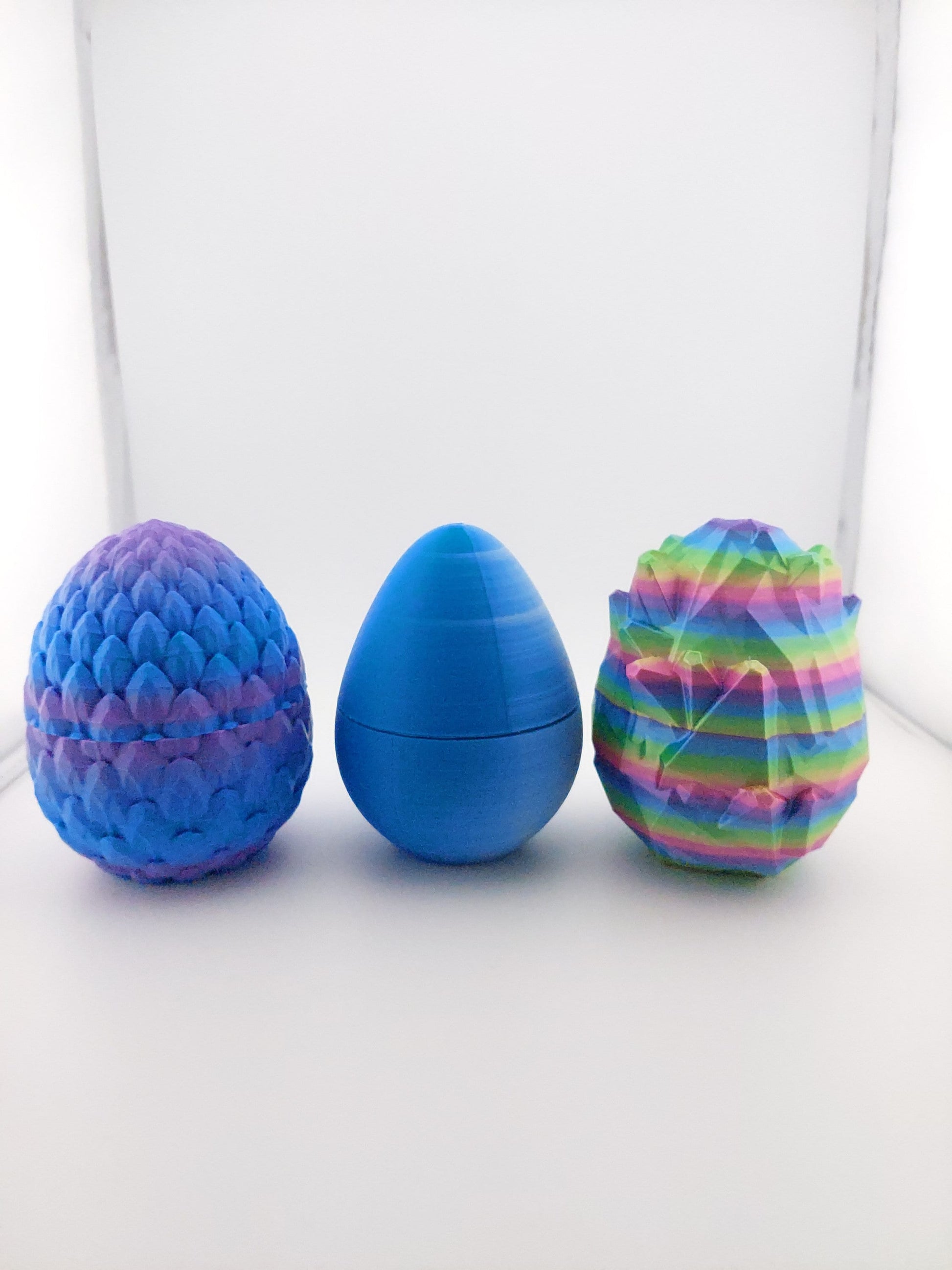 12 Inch Lunar Dragon And Matching Egg! - Sensory Stress Fidget - Articulated - Cinderwing3d - 3D Printed Dragon - Unique Gift