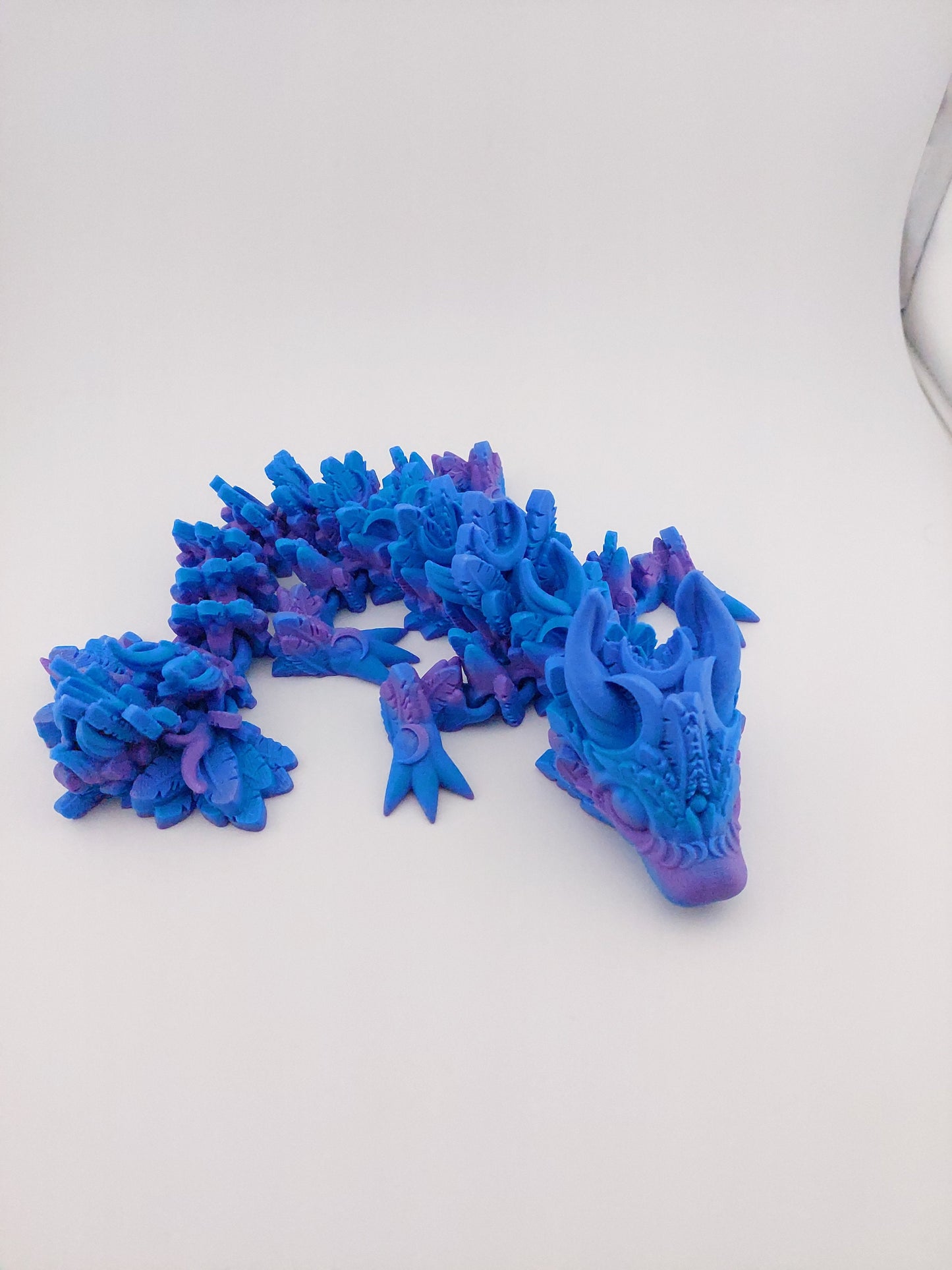 Articulated Lunar Moon Baby Dragon - Flexible Sensory Toy - Unique Gift