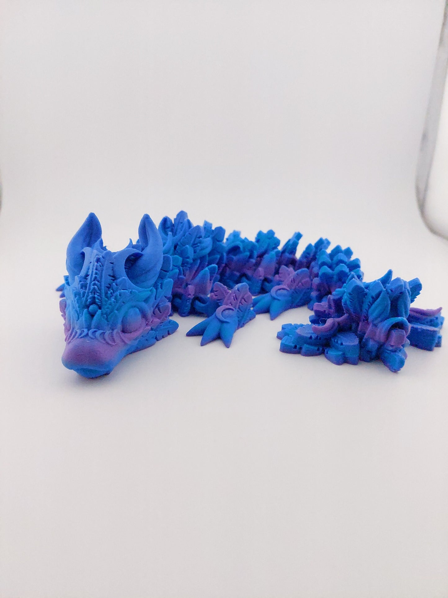 Articulated Lunar Moon Baby Dragon - Flexible Sensory Toy - Unique Gift