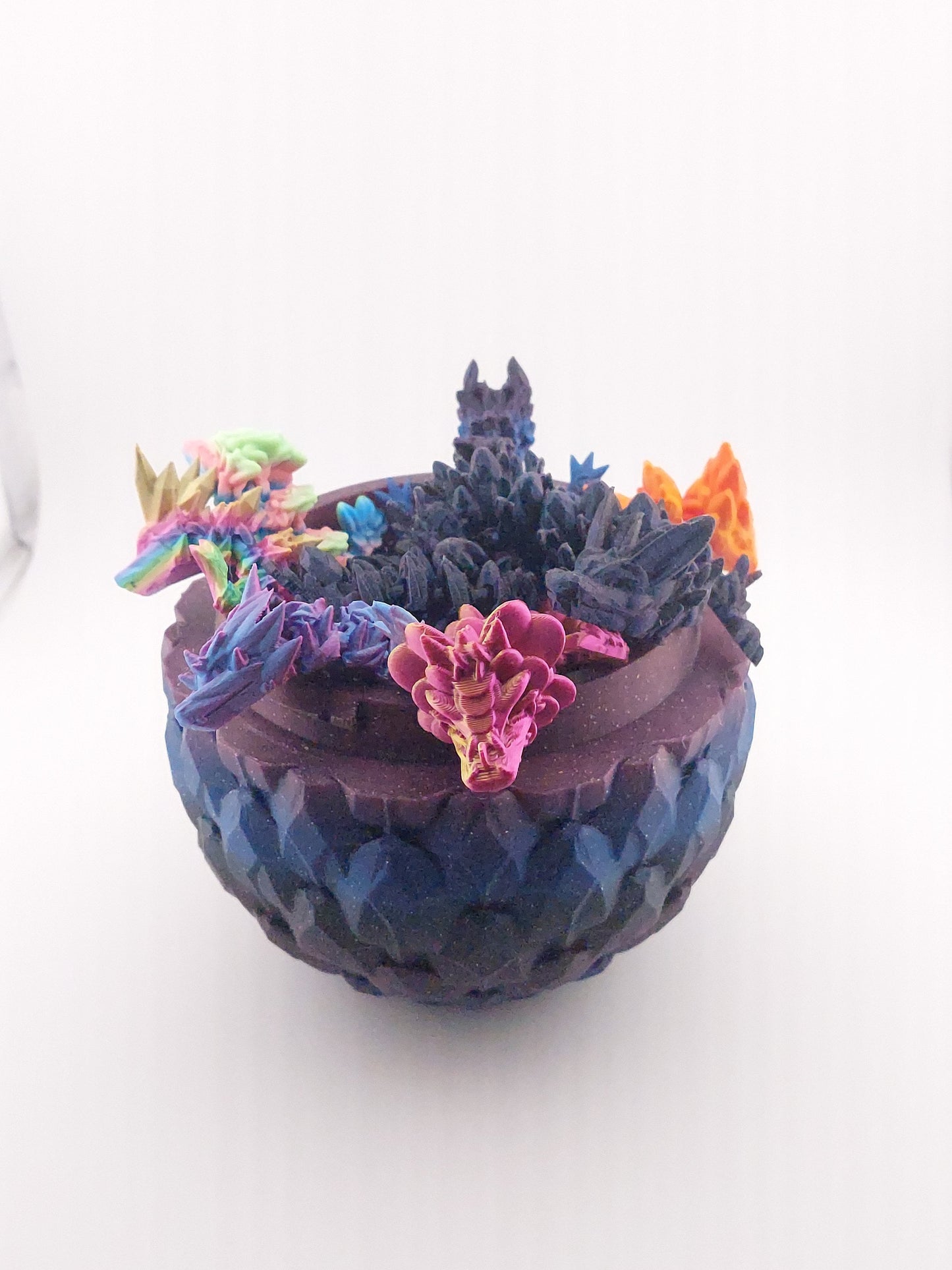 12 Inch 8 Styles of Dragons And Matching Egg! - Sensory Stress Fidget - Articulated - Cinderwing3d - 3D Printed Dragon - Unique Gift
