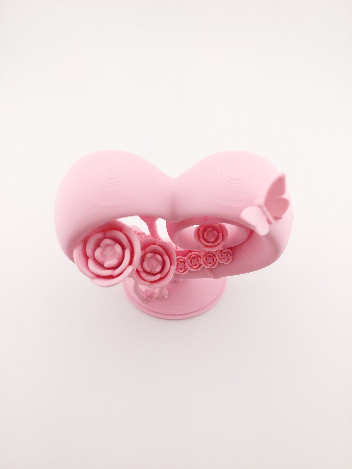 1 Valentine's Heart Figurine -- Decor Gift - 3D Printed Holiday Heart Love - Customizable Colors - Authorized Seller