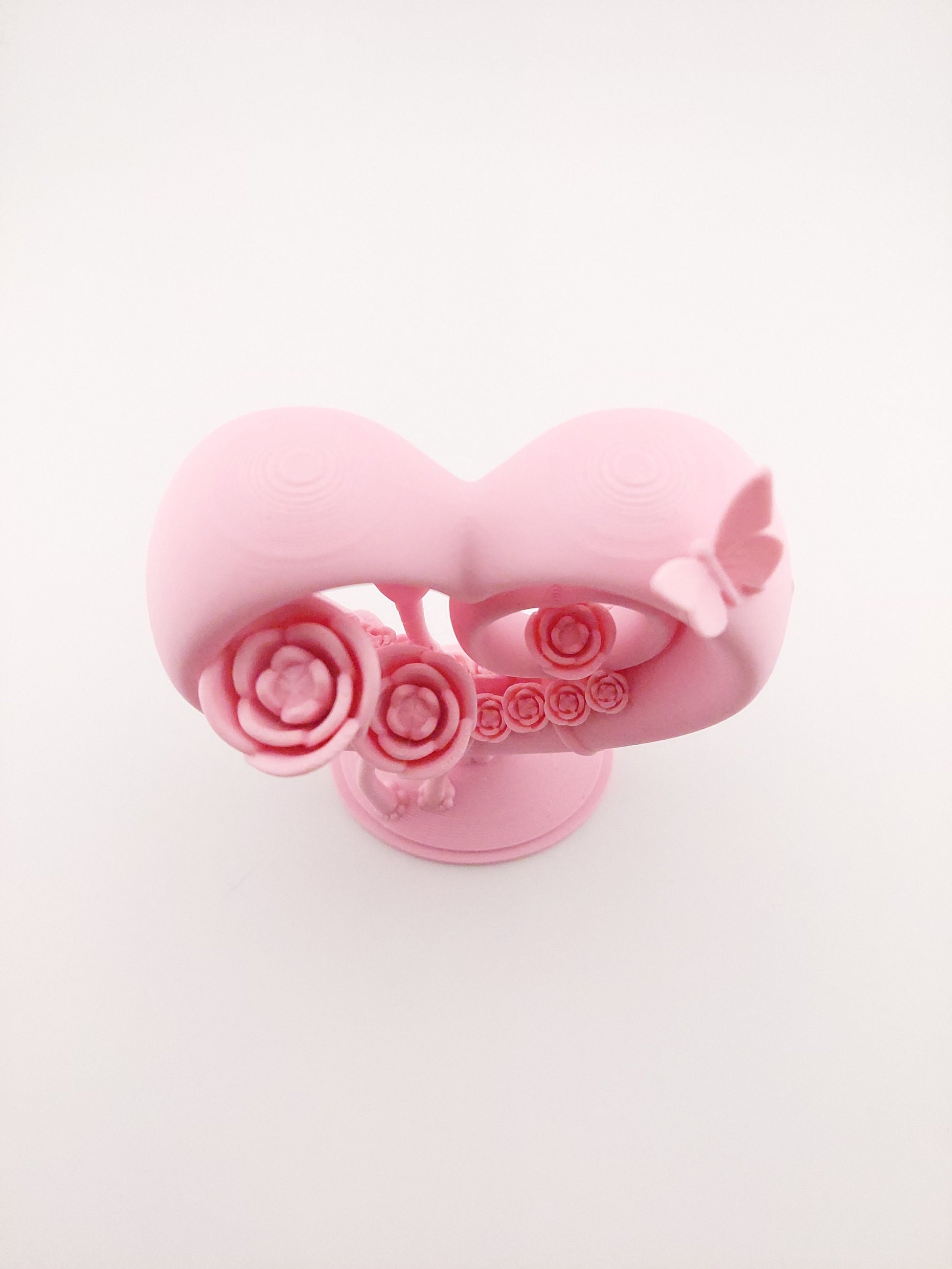 1 Valentine's Heart Figurine -- Decor Gift - 3D Printed Holiday Heart Love - Customizable Colors - Authorized Seller