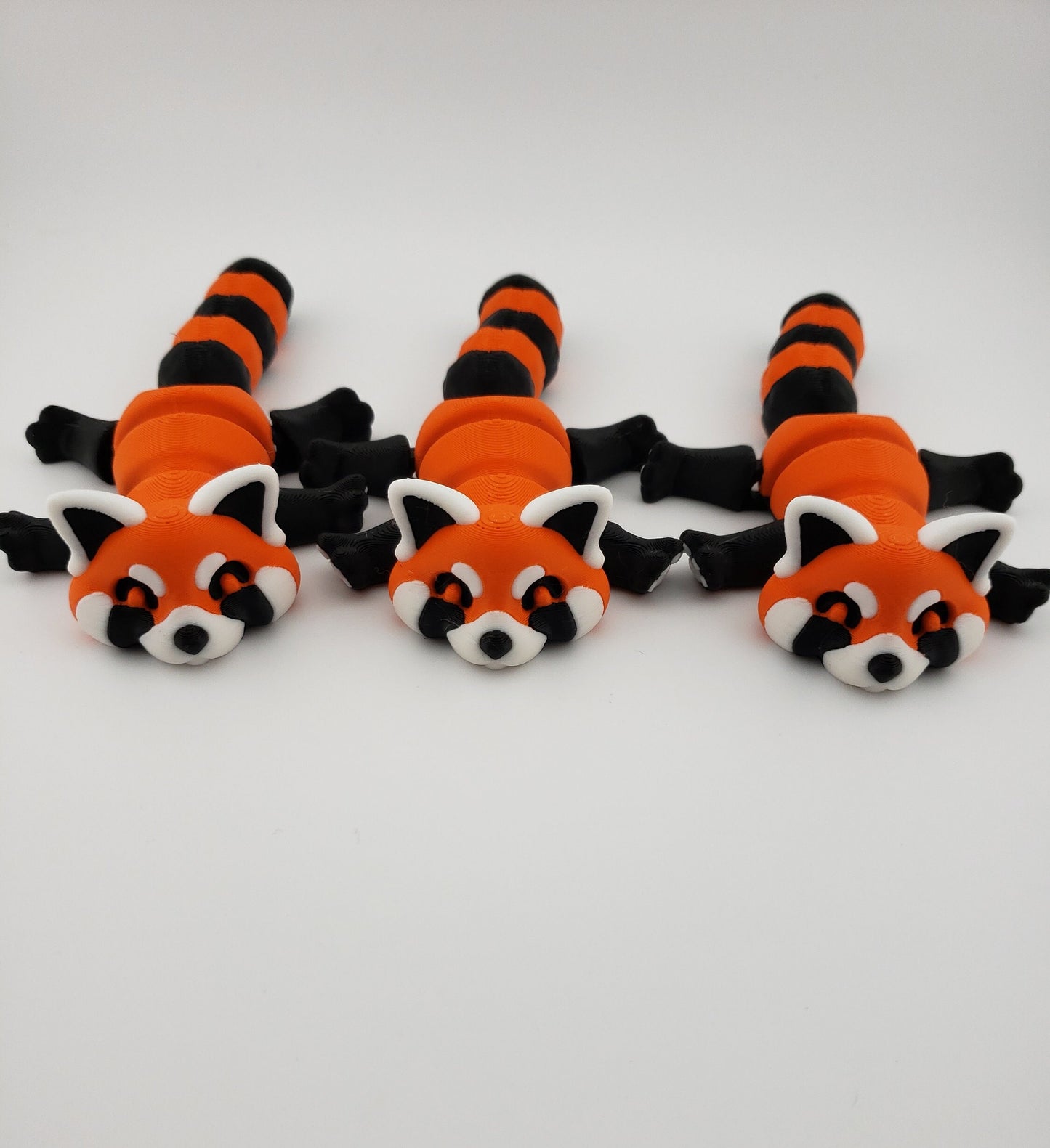 Articulated Red Panda - 3D Printed Fidget Toy Fantasy Creature - Authorized Seller