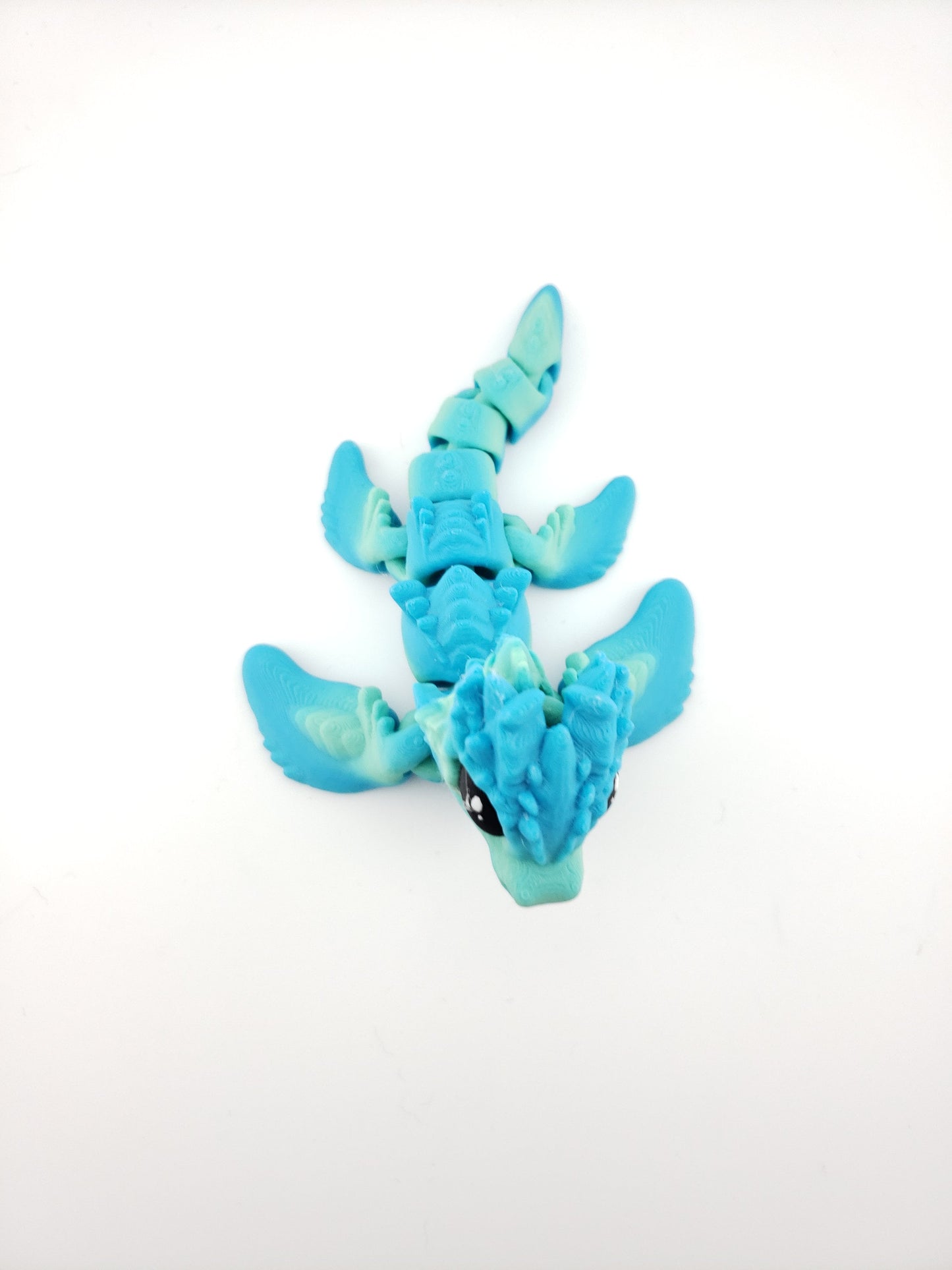Lochness Monster Lagoona - Sensory Stress Fidget - Articulated - Cinderwing3d - 3D Printed Dragon - Unique Gift