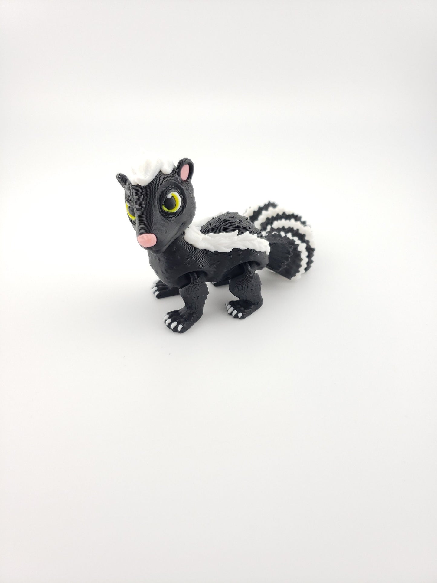 Skunk - 3D Printed Fidget Fantasy Creature - Authorized Seller - Articulated Toy Figure