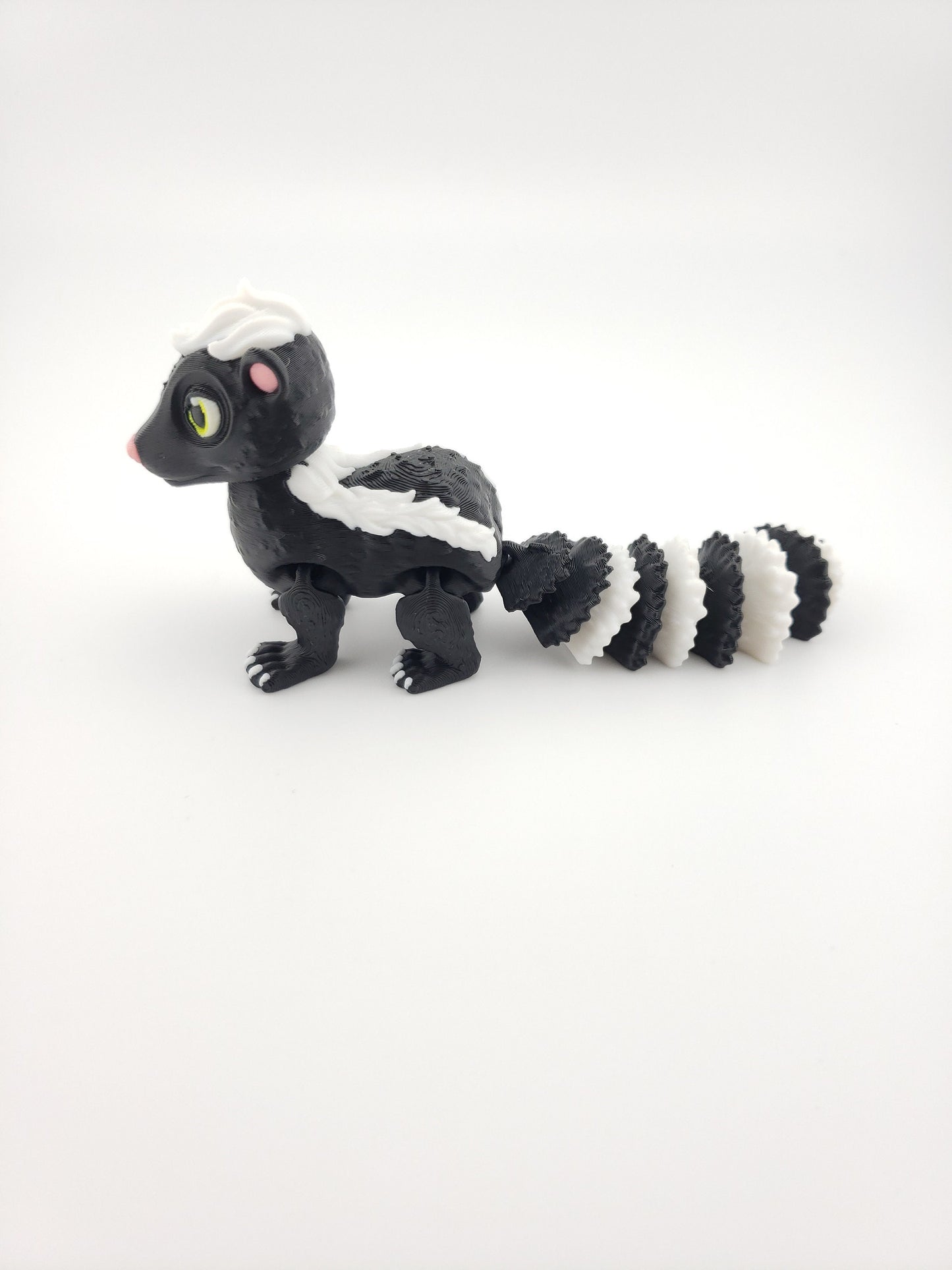 Skunk - 3D Printed Fidget Fantasy Creature - Authorized Seller - Articulated Toy Figure