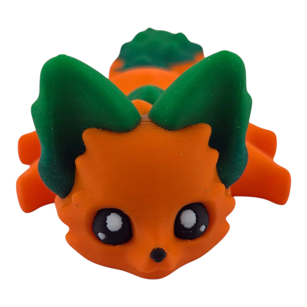 Pumpkin Fox - 7.5" 3D Printed Collectible