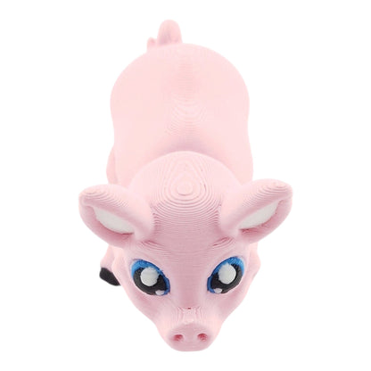 Flexi Pig - 3D Printed Fidget Fantasy Creature - Authorized Seller - Articulated Toy Figure