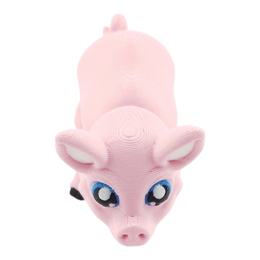 Flexi Pig - 3D Printed Fidget Fantasy Creature - Authorized Seller - Articulated Toy Figure