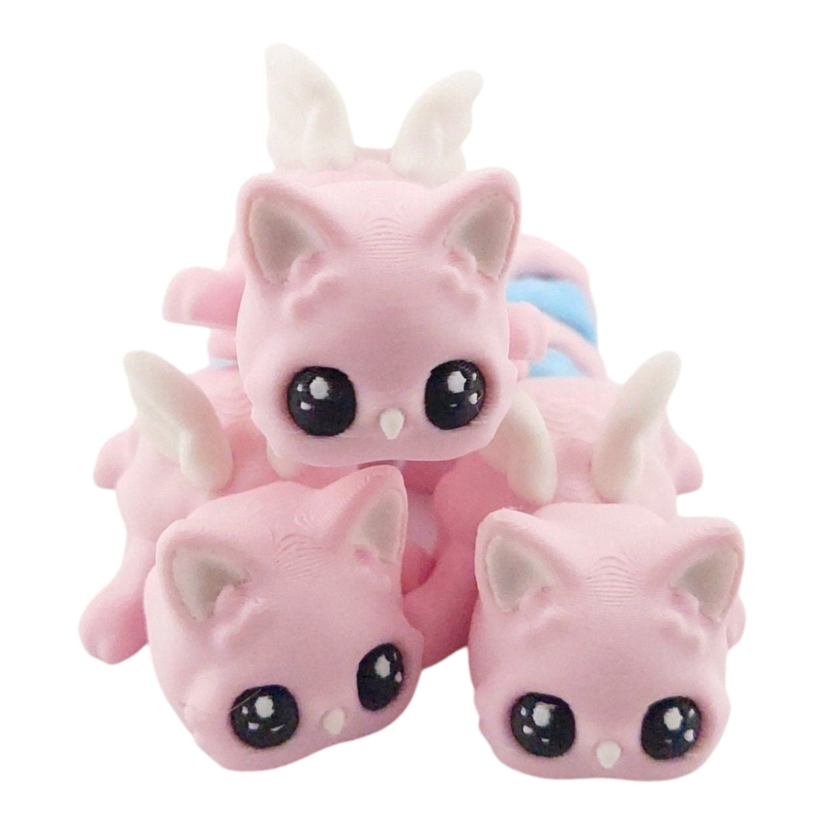 1 Articulated Cat Meowl 5 Inches - Decor Gift - 3D Printed Fidget Fantasy Creature - Customizable Colors - Authorized Seller