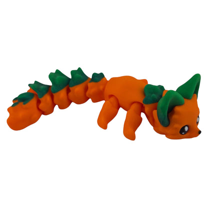 Pumpkin Fox - 7.5" 3D Printed Collectible