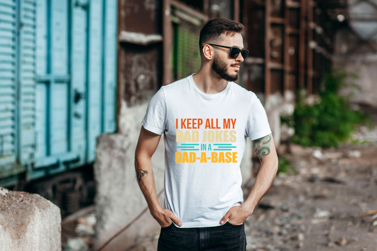I Keep All My Dad Jokes In A Dad-A-Base Shirt,Dad Shirt,Daddy Shirt,Father's Day Shirt,Best Dad shirt,Gift for Dad,New Dad Shirt