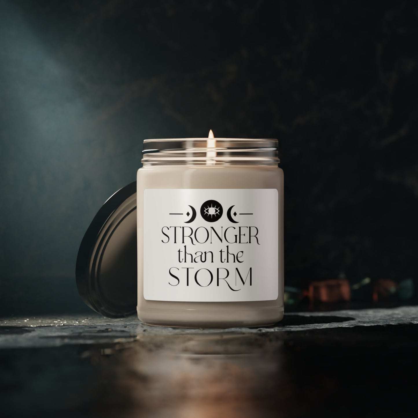 Stronger Than The Chaos Scented Soy Candle, 9oz