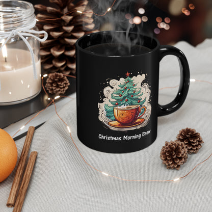 Christmas Morning Brew Mug - Festive Coffee Cup Design, Holiday Beverage Drinkware, Unique Christmas Gift for Coffee Lovers