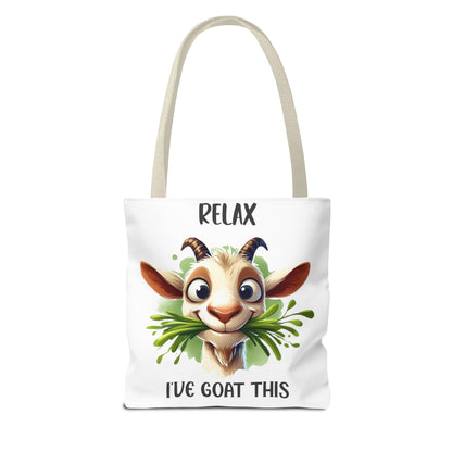 Relax, I've Goat This! Cartoon Tote Bag