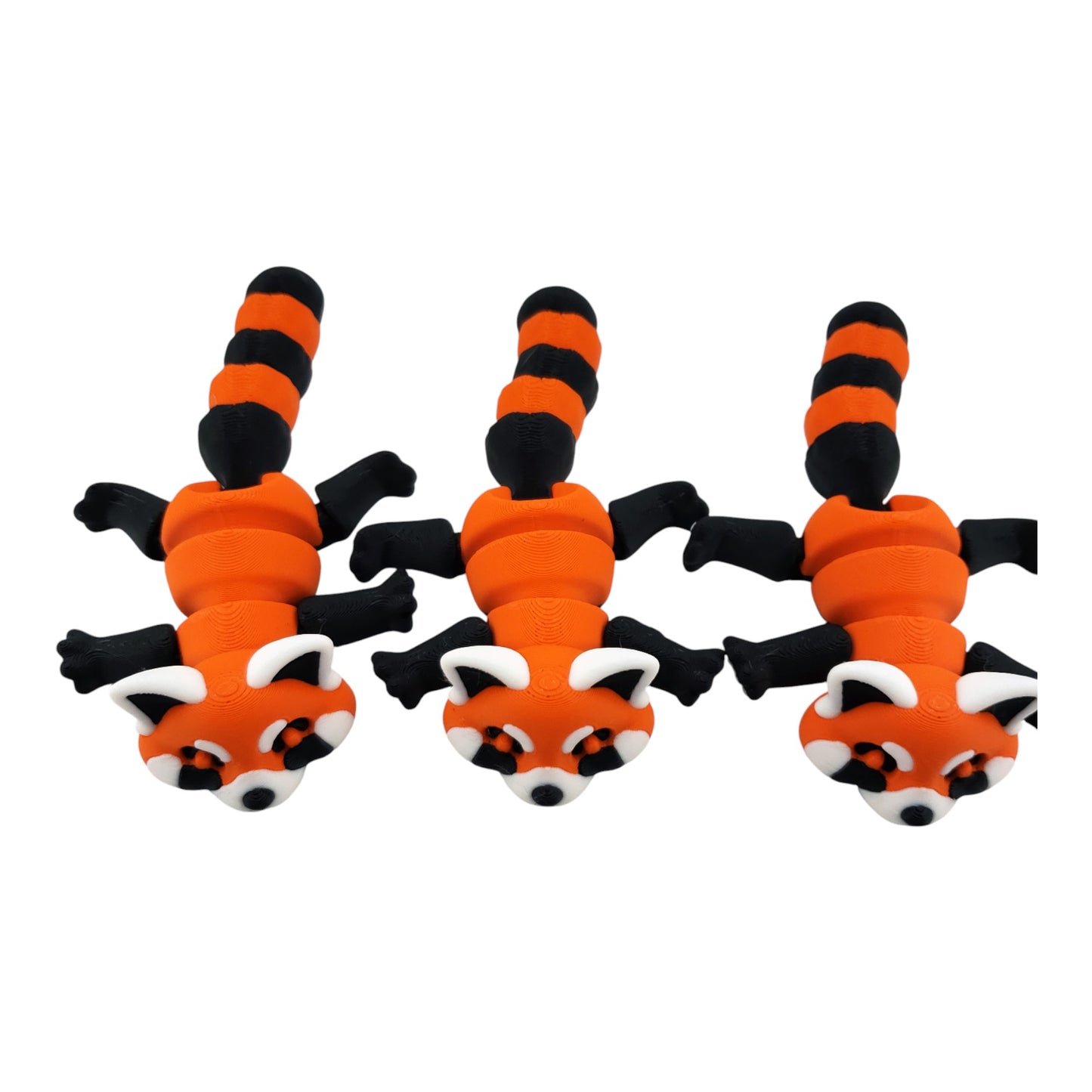 Articulated Red Panda – 3D Printed Poseable Figurine | Cute Collectible Desk or Shelf Decor