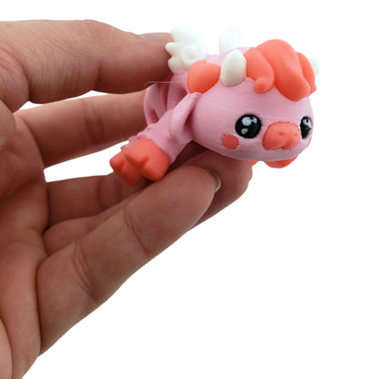 Cupid Cow 5-inch 3D printed collectible